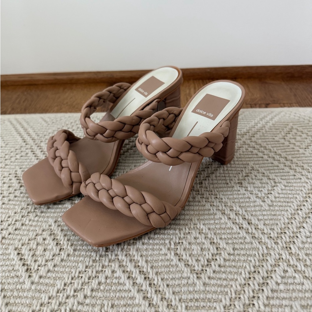 Dolce Vita Paily Braided Heel Sandal Size 6.5